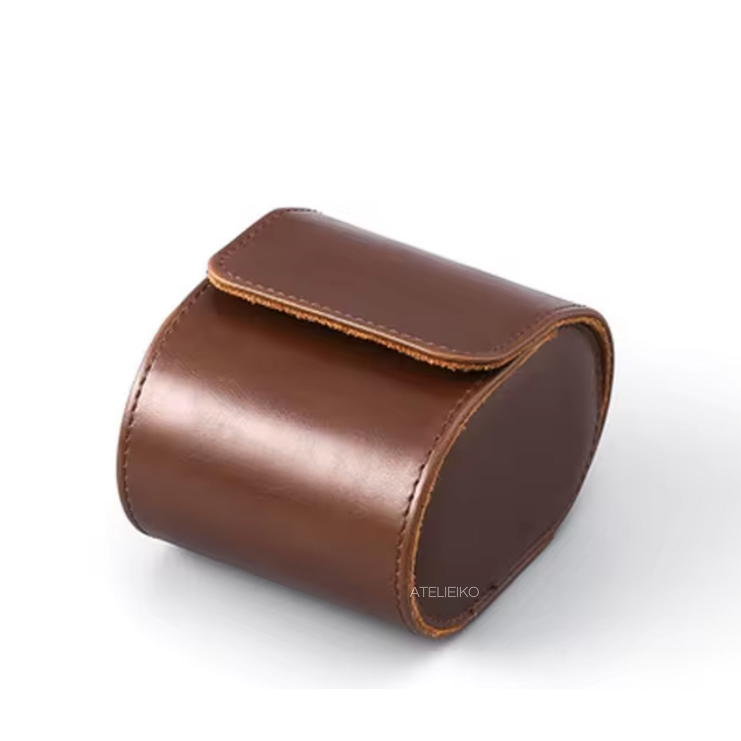 WATCH TRAVEL CASE ROLL (1 SLOT) BROWN